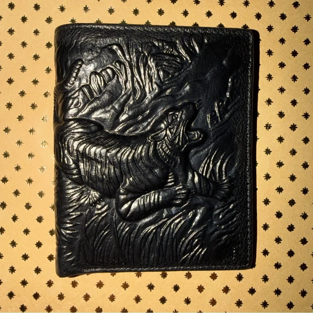 🆕 NEW Men's Genuine Leather Black Wallet